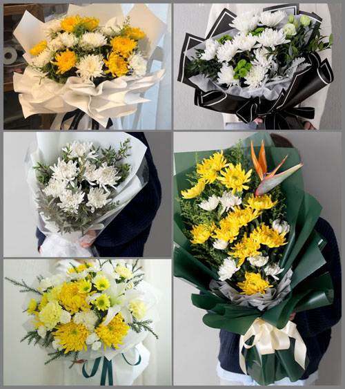 安徽宿州市灵璧县冯庙镇黄家村白事花束代送